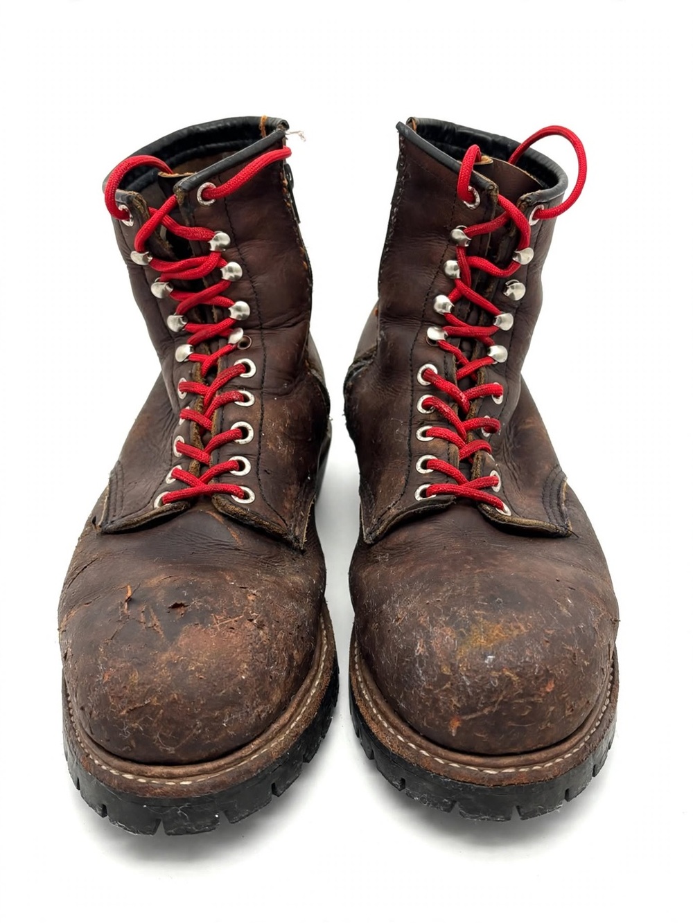 Red Wing Logger / 2218 Steel Toe Size 13 Vibram Lug Sole Made In USA VTG USA